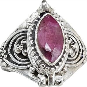 Ruby Poison Box Ring